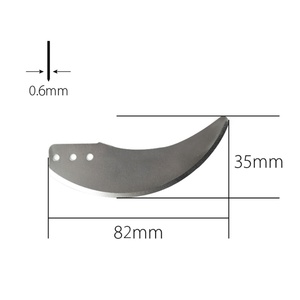 86x35x0.6mm Stainless Steel Food Processors Cutting Blade for Food <b>Chopper</b> Meat Grinder <b>Vegetable</b> <b>Chopper</b> - Product Image 4