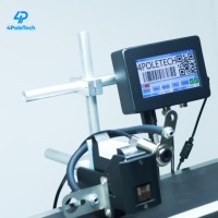 Impresora de Inyección de Tinta en Línea 4POLETECH de 5 Pulgadas, Máquina de Impresión de Etiquetas Digitales, Logotipos, Fechas y Números de Lote en Metal, Botellas y Ensamblajes