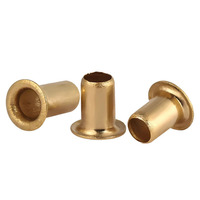 Œillets métalliques en laiton, rivets creux, écrous à rivets en cuivre, œillets traversants, Gb876 M0.9 M1.3 1.5 2 2.3 2.5 3 3.5 4 5 6mm
