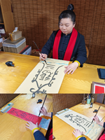 Cadre de calligraphie et de peinture Feng Shui du Zodiaque du Coq en bois Yixiaji, modèle B1-ji, fabriqué en Chine pour la décoration intérieure