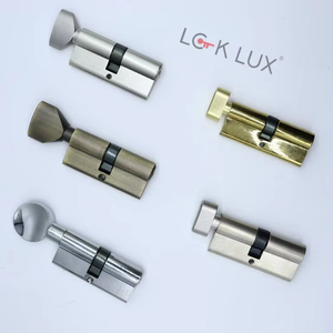 Cerradura de Puerta de una Sola Apertura LCKLUX, Cilindro de Alta Seguridad para Puerta de Madera, 60 mm de Distancia al Centro, Núcleo de Aluminio/Latón/Zinc/Hierro, 3 Llaves - Product Image 1