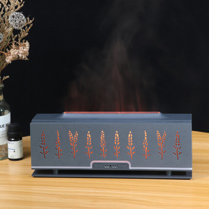 Difusor de Aromas Blue Moon de 0.5L con Luz LED, Diseño de Espiga de Trigo, para Hogar y Oficina, Enchufe Eléctrico, Función de Temporizador de 2-8 Horas - Product Image 3