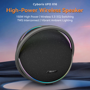 Enceinte portable X16 150W avec basses puissantes, dynamique, TWS, lumière RVB et construction robuste pour la <span class=keywords><strong>plage</strong></span> et le camping - Product Image 2