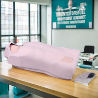 Maniquí de Torso de Inyección Venosa Central de PVC DARHMMY, Modelo Humano de Tamaño Real, Duradero, para Entrenamiento Clínico y Ciencias Médicas