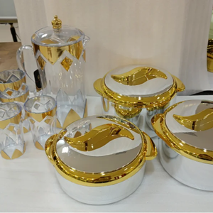 2025 Hộp Ăn Trưa container thực phẩm ấm hơn lẩu thực phẩm ấm hơn 3 cái Bộ 1.5l + 2.0L + 2.5L + 1L cà phê nồi - Product Image 1