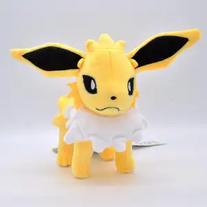 High Quality Cartoon Anime 20CM Various Eevee Plush Doll Fire Water Day Moon Standing Eevees Plush Toys