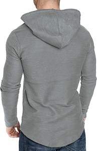 Nueva Sudadera con Capucha para Hombre, Ajustada, Forrada de Felpa, de Secado Rápido, de Poliéster y Algodón, con Logotipo Personalizado, Estilo Urbano - Product Image 4