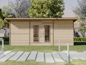 Casetas Cobertizos de Madera Personalizadas para Almacenamiento Exterior Casa de Herramientas de Jardín de Cedro Rojo Fácil de Ensamblar - Product Image 2