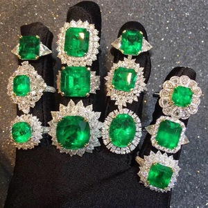 Wholesale <strong>Loose</strong> Lab Grown <strong>Emerald</strong> Oval Cut Gemstones with Heat Treatment Third Party Certified Custom Sizes Color Play/Fire - Product Image 6