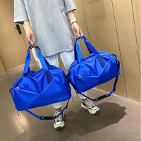 Logo personnalisé sac de sport séparation sèche et humide gymnastique sac polochon rose bleu noir Yoga chaussures de danse sac de rangement
