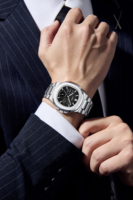 Montre Homme X-GEQCK Tendance, Montre à Quartz de Luxe Sportive Étanche, Multifonctionnelle Trois Yeux, Montre Reloj Lumière Nocturne