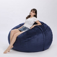 Housse de fauteuil en fourrure, couverture de fauteuil, sac haricots, pendante pour enfants et adultes