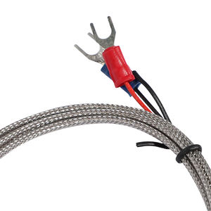 स्टेनलेस स्टील जांच ई के जे टी प्रकार पीटी100 तापमान सेंसर गोल पैच प्रकार थर्मोकपल - Product Image 2