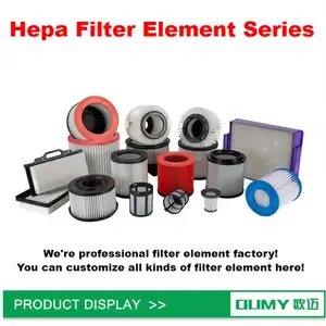 Personalizza il filtro dell'aria hepa in tessuto non tessuto di ricambio della cartuccia del filtro hepa dell'attrezzatura di filtrazione industriale per l'attrezzatura per la pulizia dell'aria