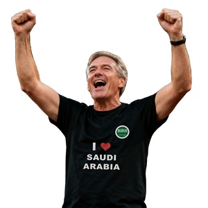 Lightweight and Breathable Saudi Arabia Fan <b>T</b>-shirt for Summer Outdoor Gatherings and Matches Promotion - Product Image 1