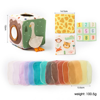 Boîte à mouchoirs pour bébé, jouets sensoriels pour nourrissons, jeux Montessori pour enfants, jouets éducatifs préscolaires pour l'apprentissage précoce des enfants et des tout-petits