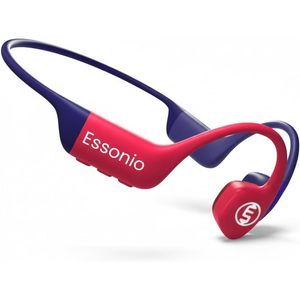 หูฟังแบบส่งเสียงผ่านกระดูก Essonio สีแดง-น้ำเงิน แบบเปิดหู บลูทูธ 5.4 หูฟังไร้สายสำหรับเล่นกีฬา - Product Image 1