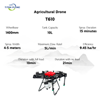 Kit de pulvérisation agricole pour drone 10L 16L, pulvérisateur intelligent de pesticides et d'engrais, drone agricole pour utilisation en ferme