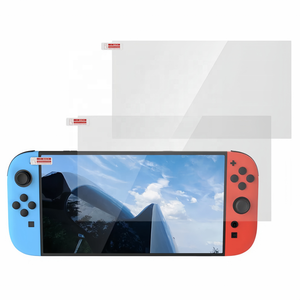 Protection d'écran en verre trempé de qualité supérieure pour Nintendo Switch OLED Lite, clarté HD, dureté 9H, 2.5D Radian, épaisseur 0.33 mm - Product Image 6