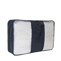 Sac d'emballage pour couette et couverture Texpack OEM en PEVA transparent, PVC, PE et non-tissé avec poignée
