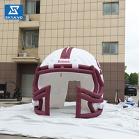 Arco Inflable Gigante Personalizado con Forma de Casco de Fútbol Americano para Eventos Deportivos al Aire Libre, Publicidad, Decoración de Paisajes