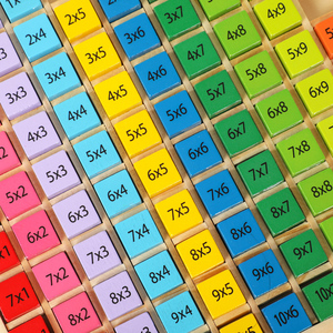 Jouets d'apprentissage Montessori pour enfants unisexe, table <span class=keywords><strong>de</strong></span> mathématiques, <span class=keywords><strong>jeu</strong></span> <span class=keywords><strong>de</strong></span> société avec 100 blocs <span class=keywords><strong>de</strong></span> comptage, ensemble <span class=keywords><strong>de</strong></span> <span class=keywords><strong>jeu</strong></span> en bois, boîte emballée - Product Image 6