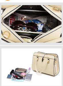 Borsa a tracolla da <span class=keywords><strong>donna</strong></span> in pelle di coccodrillo con chiusura a cerniera alla moda con Design verniciato con motivo geometrico - Product Image 2