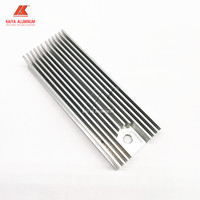 Profilés en aluminium Dissipateur thermique Service d'usinage CNC personnalisé Radiateur en aluminium pour démarreur progressif Dissipateur thermique extrudé