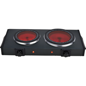 Nouveau modèle Plaque chauffante <span class=keywords><strong>de</strong></span> <span class=keywords><strong>cuisson</strong></span> Plaque chauffante électrique en céramique à <span class=keywords><strong>2</strong></span> brûleurs - Product Image 1
