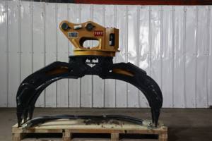 Pinza Idraulica per Mini Escavatore, Pinza Rotante Idraulica, Pinza per Pietre per Escavatore - Product Image 1