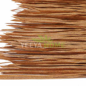 फायरप्रूफ प्लास्टिक ताड़ की छत के लिए कृत्रिम ताड़ की छत वाली छत के लिए सामग्री - Product Image 5