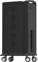 Station de charge mobile 64 ports pour téléphones, tablettes et ordinateurs portables, avec fonction de transfert de données, ignifuge en ABS