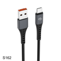 Câble USB-C multifonction 2-en-1 à chargement rapide et synchronisation des données, design réversible USB A/Type C vers Type C, cordon de chargeur tressé