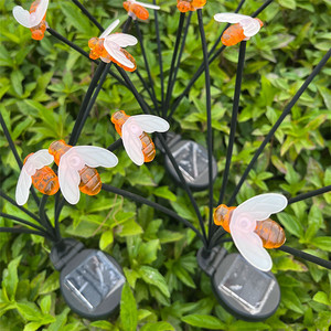 <span class=keywords><strong>Guirlande</strong></span> lumineuse <span class=keywords><strong>solaire</strong></span> extérieure 30LED Fée <span class=keywords><strong>Guirlande</strong></span> lumineuse abeille éclairage décoratif pour jardin intérieur maison Patio pelouse fête - Product Image 2