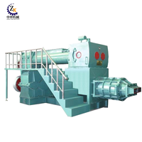 Extrudeuse sous vide entièrement automatique chine petite terre rouge boue sol argile brique faisant la machine à vendre