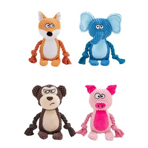 Juguete de Peluche para Perros, Ecológico, Suave y Adorable, con Sonido, Diseño de Dibujos Animados, Hecho de Cuerda, Venta al Por Mayor de Fabricante Premium - Product Image 1