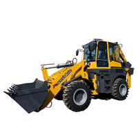 Usine CE EPA 4WD mini chargeuse-pelleteuse tout-terrain diesel chargeuse-pelleteuse tout terrain 2.5ton MR30-25 avec chargeur frontal