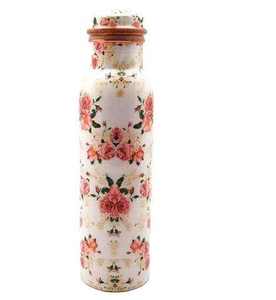 Botella de agua de cobre martillado con tapa Mini estilo deportivo personalizado para acampar Botella de bebidas de diferentes capacidades de alta calidad - Product Image 5