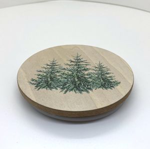 Porte-bougie en bois lisse de haute qualité, personnalisé, avec couvercle, peint au laser, pour la décoration de la maison, pour offrir en cadeau et pour la vente en gros - Product Image 4