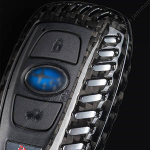 Funda Protectora para Llaves de Coche de Fibra de Carbono Real para <span class=keywords><strong>Subaru</strong></span> BRZ WRX Legacy Outback XV - Product Image 4