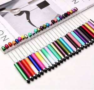 DIY <b>Touch</b> <b>Screen</b> Cute Bead Creative Ballpoint <b>Pen</b> Gradient Capacitive Bead <b>Touch</b> Control Writing Two-in-One - Product Image 1