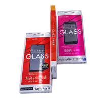 Angelol vente en gros imprimé personnalisé étui de téléphone portable boîte d'emballage de protection d'écran avec cintre