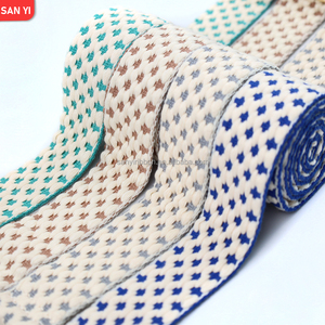 Custom Two-Tone Heavy 1 1/<strong>2</strong> <strong>Inch</strong> Polyester <strong>Cotton</strong> <strong>Webbing</strong> Strap Luxury Bag Strap with Polka Dot Pattern for Bags - Product Image 6