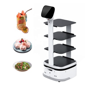 Robot rechargeable de manière <span class=keywords><strong>autonome</strong></span> pour restaurants/service de serveur de robot de restaurant/robot de livraison de nourriture - Product Image 1