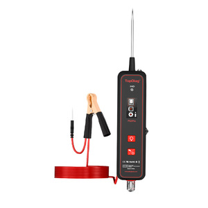 Testeur de batterie de voiture portable, pince de diagnostic, 12V 24V, vérificateur de batterie pour l'entretien automobile - Product Image 1