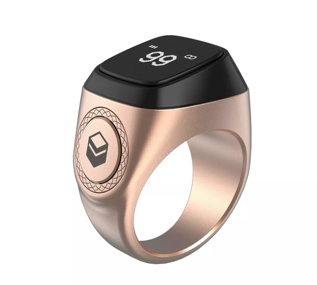 Factory Whole Sale Islamic Gift Smart Electronic Zikr Ring Counter Digital Azan Alarm Clock Tasbeeh Tasbih Zikr Ring