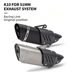 Silencieux d'échappement de moto de haute qualité Racing Line avec DB Killer pour GIXXER155 SF250 ZX25R RSV4 MT09 TMAX XMAX125 NVX <span class=keywords><strong>AEROX</strong></span> - Product Image 1