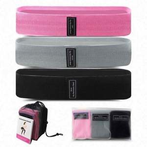 ชุดวงแหวนออกกำลังกายแบบยืดหยุ่นสูง ผลิตจากผ้าลาเท็กซ์ พิมพ์โลโก้ตามสั่ง ราคาประหยัด ไม่ลื่น ช่วยบริหารกล้ามเนื้อสะโพกและก้น - Product Image 2