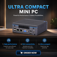 Mini Computadora de Escritorio Core I3, 6 Puertos USB/ 2 Salidas HDMI VGA, Almacenamiento SSD DDR4, Red RJ45, Windows 10/11, para Oficina y Educación