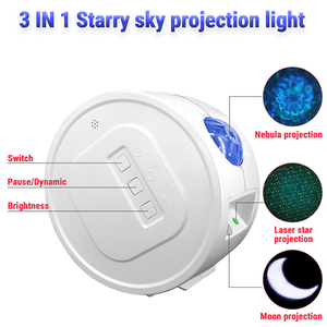 Proyector LED de cielo estrellado, luz nocturna, proyector de nebulosa láser para dormitorio o sala de estar - Product Image 3